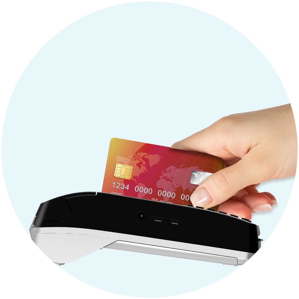 Swipe card payment