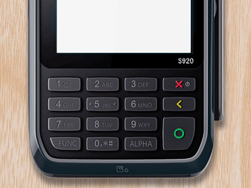 A moving image showing how to restart the EFTPOS terminal