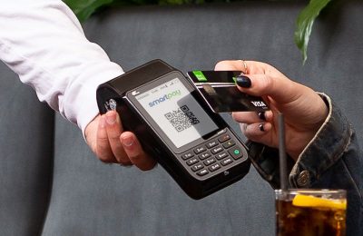 Contactless card payment on EFTPOS machine