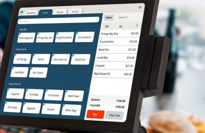 EFTPOS for Hospitality POS Boss screen on till