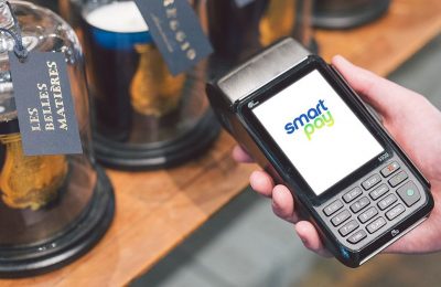 Smartpay EFTPOS terminal in hand