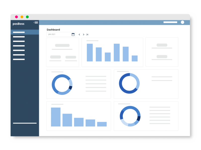 POS Boss dashboard